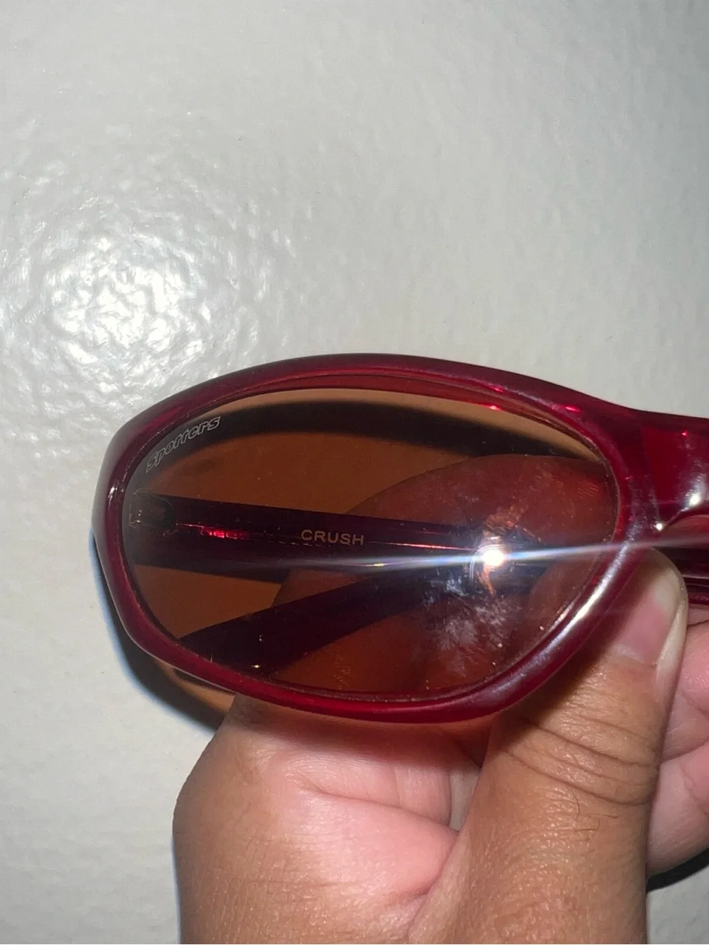 Spotters Australia Sunglasses Model Crush Burgundy